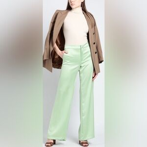 The Andamane Mint Green Wide-Leg Pants IT49 US4 $545
